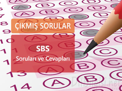 SBS Soruları ve Cevapları