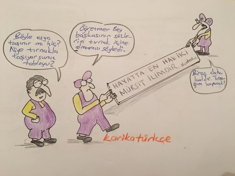 Tırnak işareti karikatürü