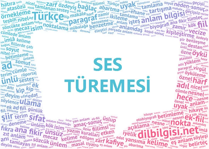 Ses Türemesi - Ünlü türemesi - ünsüz türemesi