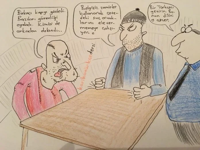 Belgisiz zamir karikatürü