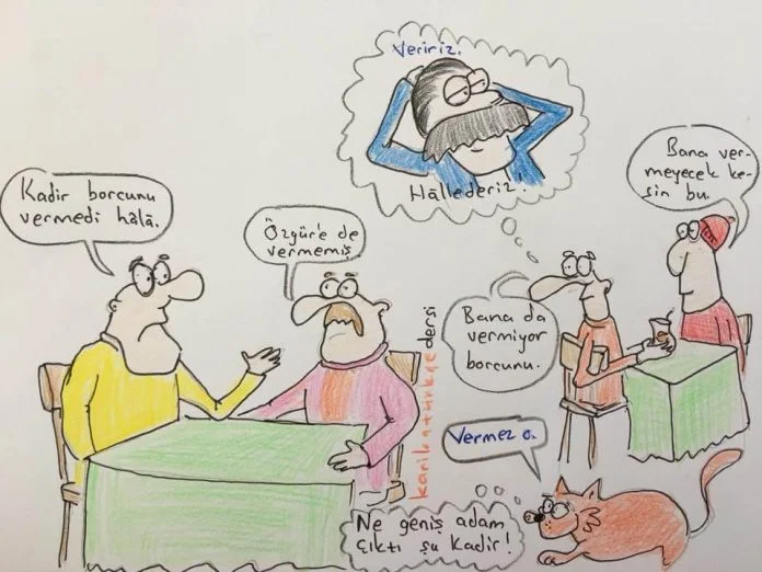 Geniş zaman karikatürü