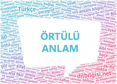 Örtülü Anlam Konu Anlatımı