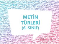 Metin Türleri, Yazı Türleri 6. Sınıf