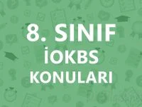8. Sınıf İOKBS / PYBS Bursluluk Sınavı Konuları