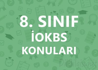 8. Sınıf İOKBS / PYBS Bursluluk Sınavı Konuları