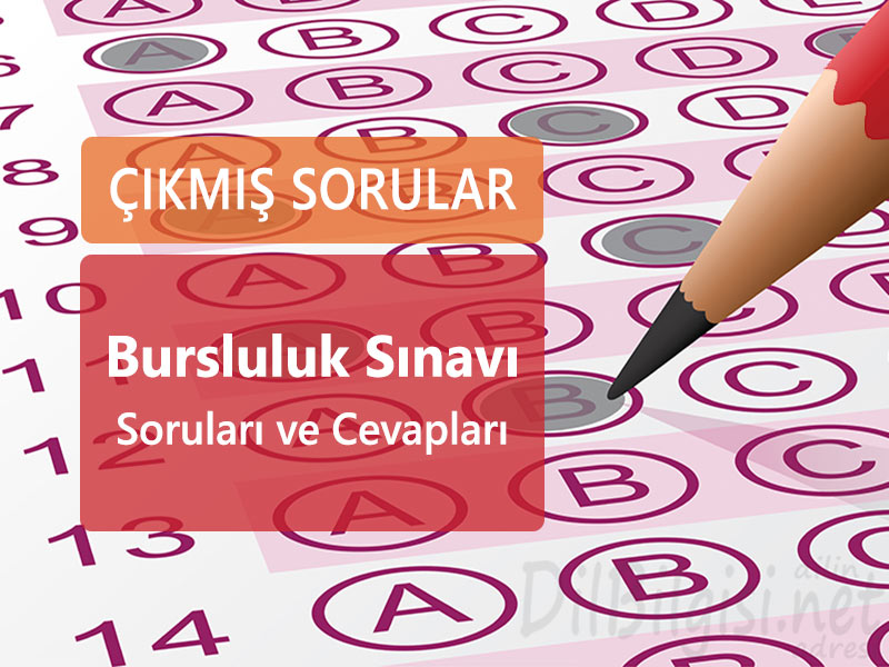 İOKBS Bursluluk Sınavı Soruları ve Cevapları