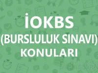 İOKBS PYBS Bursluluk Sınavı Konuları