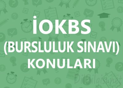 İOKBS PYBS Bursluluk Sınavı Konuları