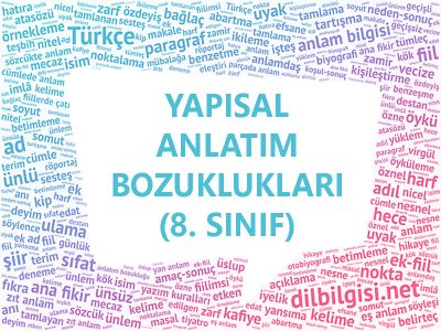 Yapısal Anlatım Bozuklukları - 8. Sınıf