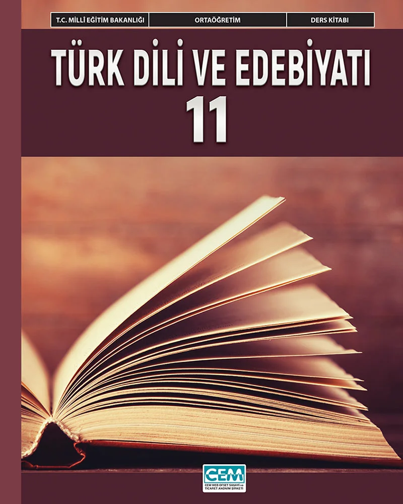11. Sınıf Türk Dili ve Edebiyatı Ders Kitabı Cem Web Ofset