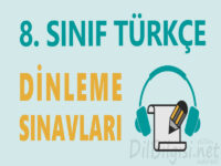 8. Sınıf Türkçe Dinleme Sınavı Soruları